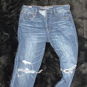America Eagle girlfriend jeans.